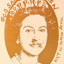 God Save The Queen Postage Stamp (Gold & White Colourway)