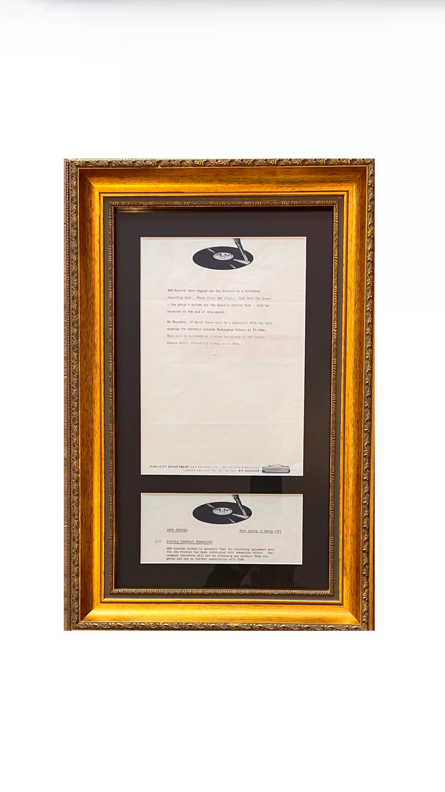 God Save The Queen A&M Press Statements