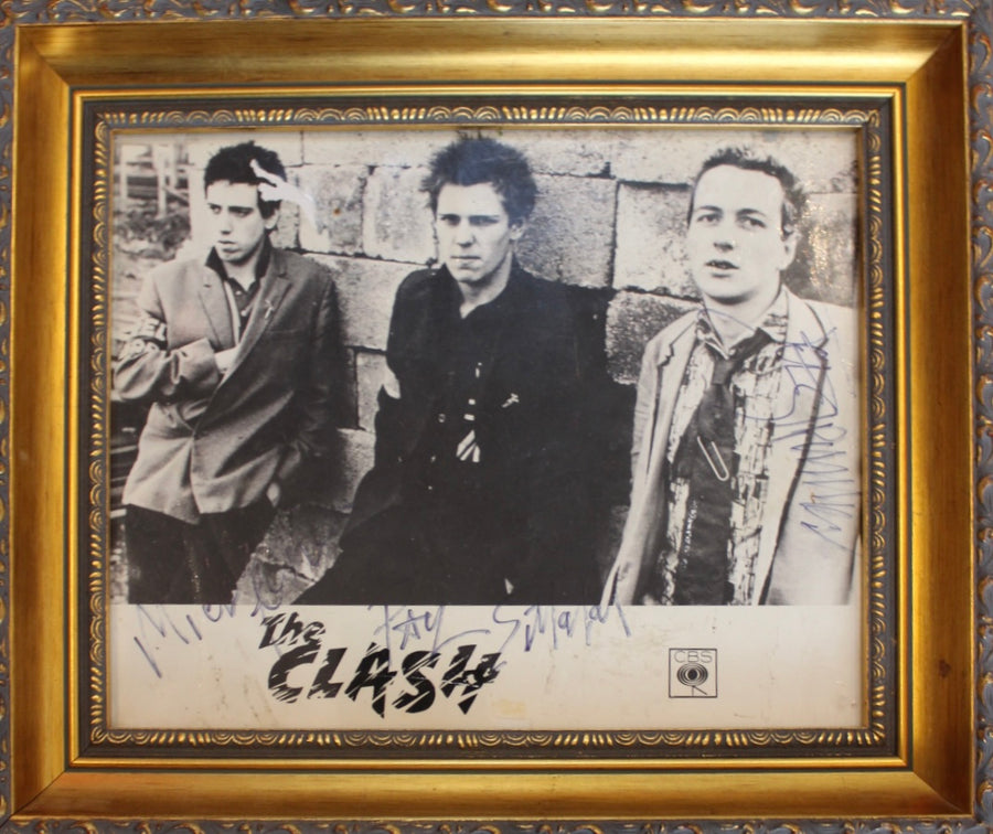 The Clash Signed Photo