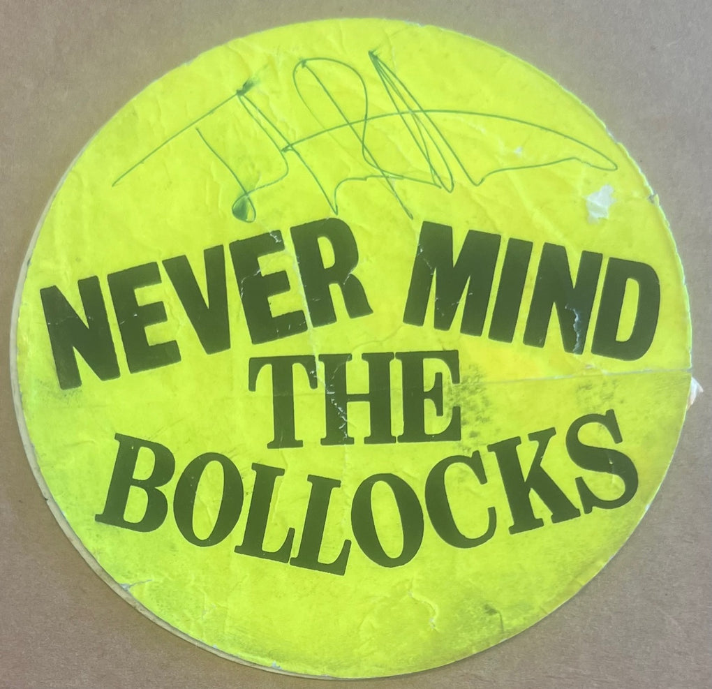 Never Mind The Bollocks Signed Stickers