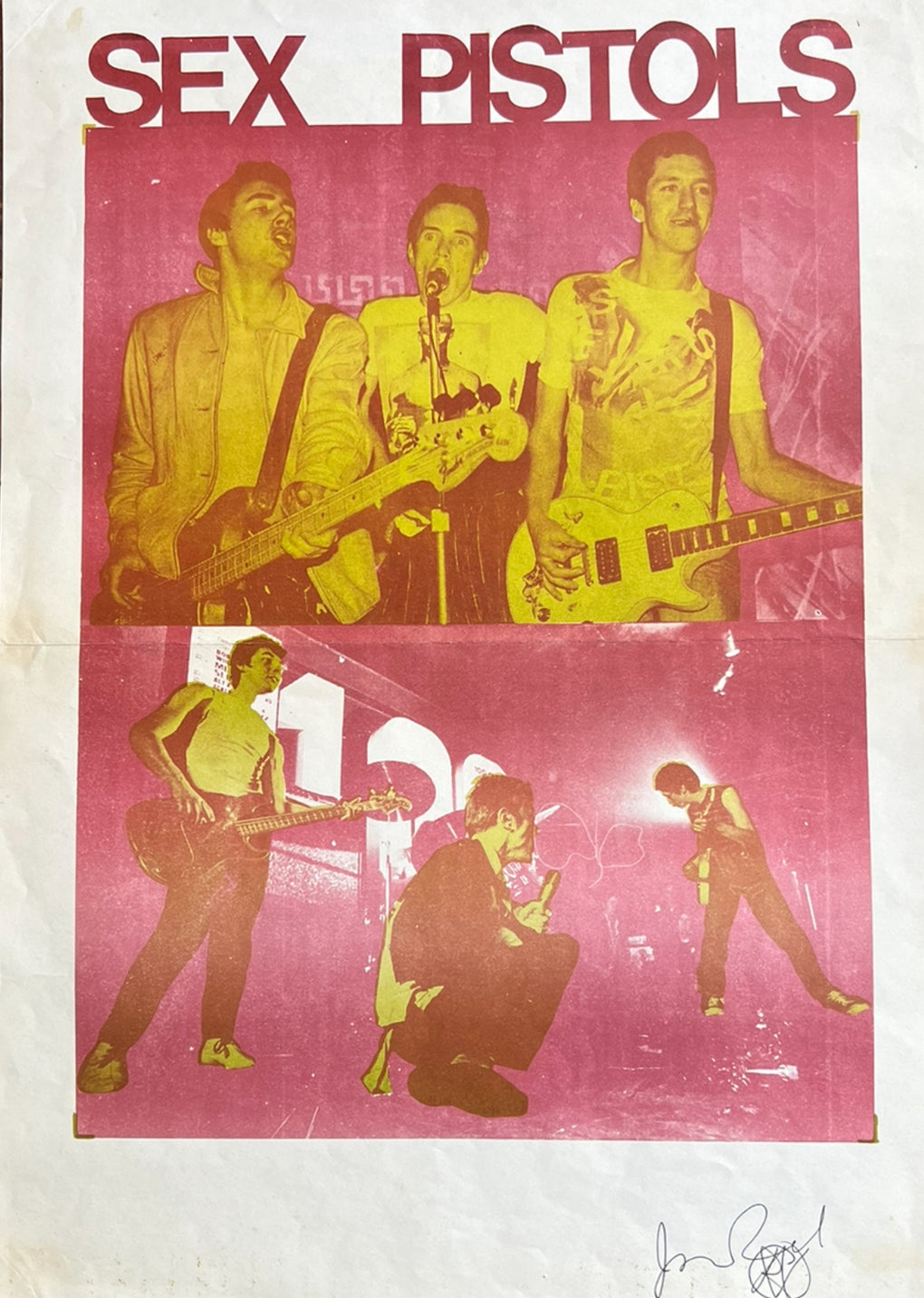 100 Club Logan's Party Jamie Reid Poster