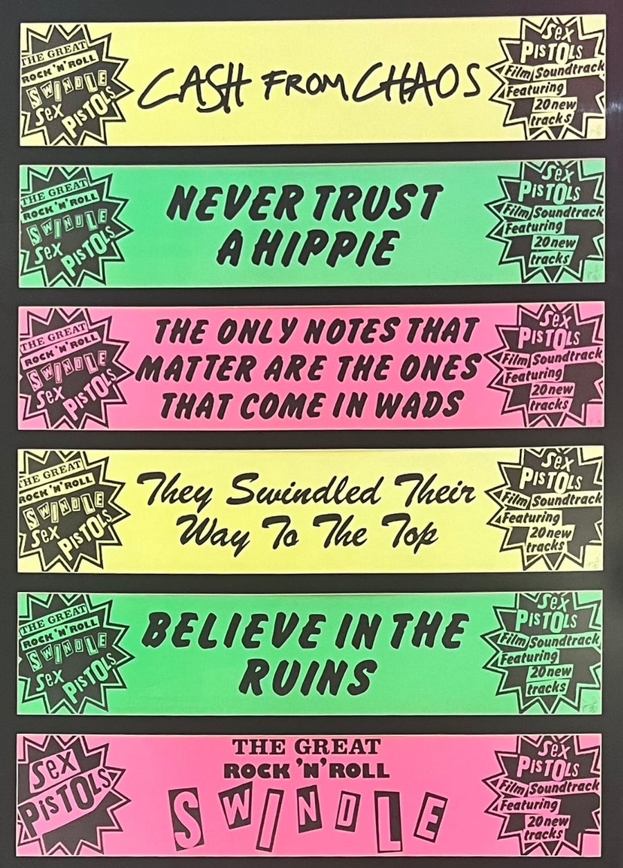 Great Rock 'N' Roll Swindle - Set of 6 Streamers