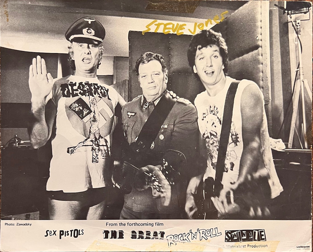 Great Rock 'N' Roll Swindle Signed Photograph