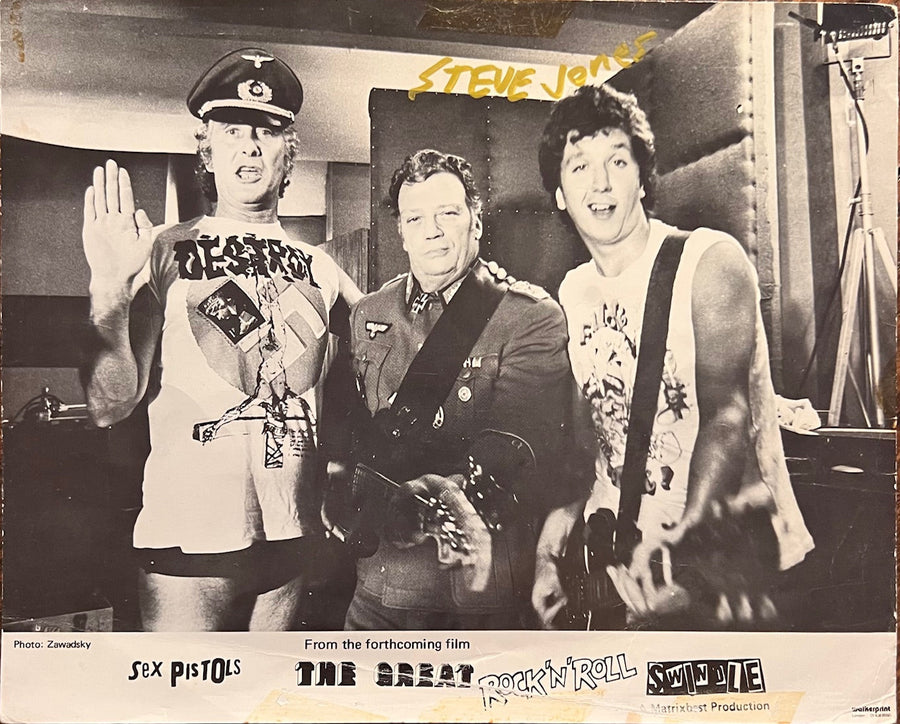 Great Rock 'N' Roll Swindle Signed Photograph