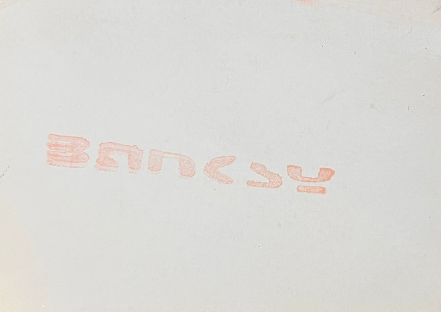 Turf War Banksy Stamped Exhibition Ticket