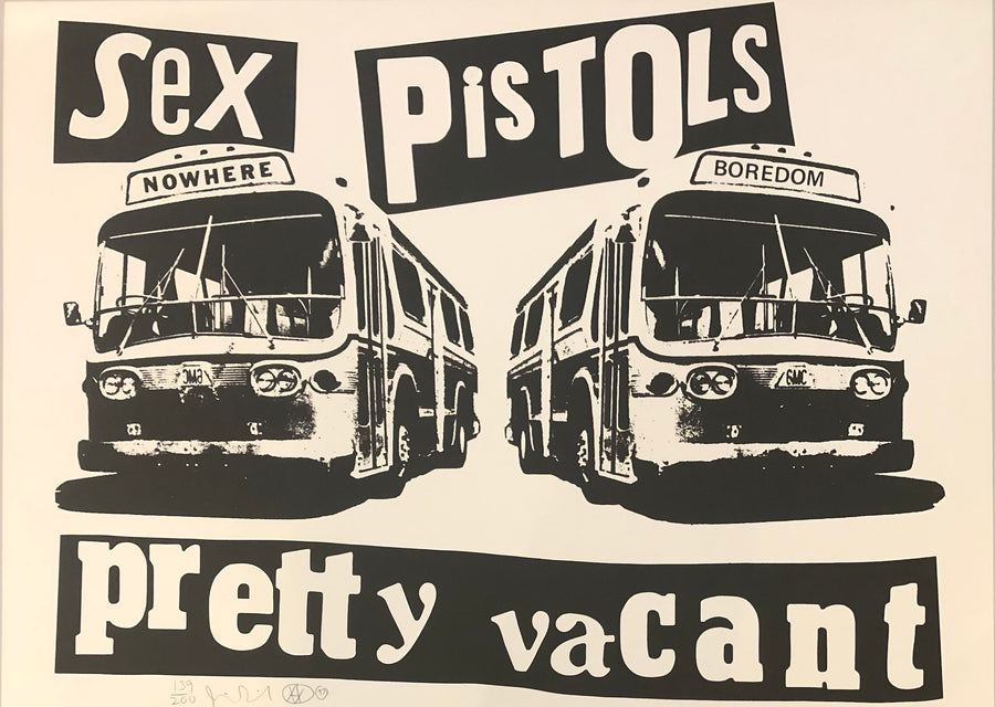 Pretty Vacant / Two Buses (Black & White Colourway)