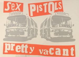 Pretty Vacant / Two Buses (Orange & Silver Colourway)