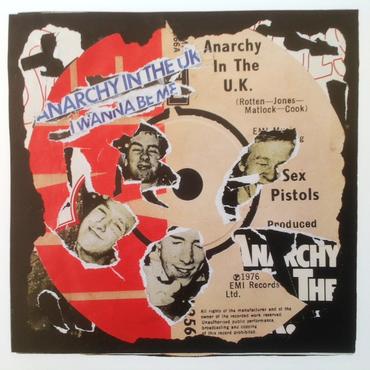 Sex Pistols - Anarchy In The UK Decollage